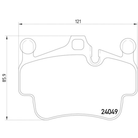 Pagid Brakes Disc Brake Pad, 355014161 355014161